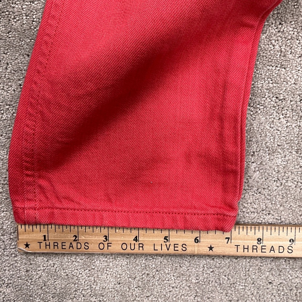 Diesel Red Slim Men Jeans - Picture 11 of 13